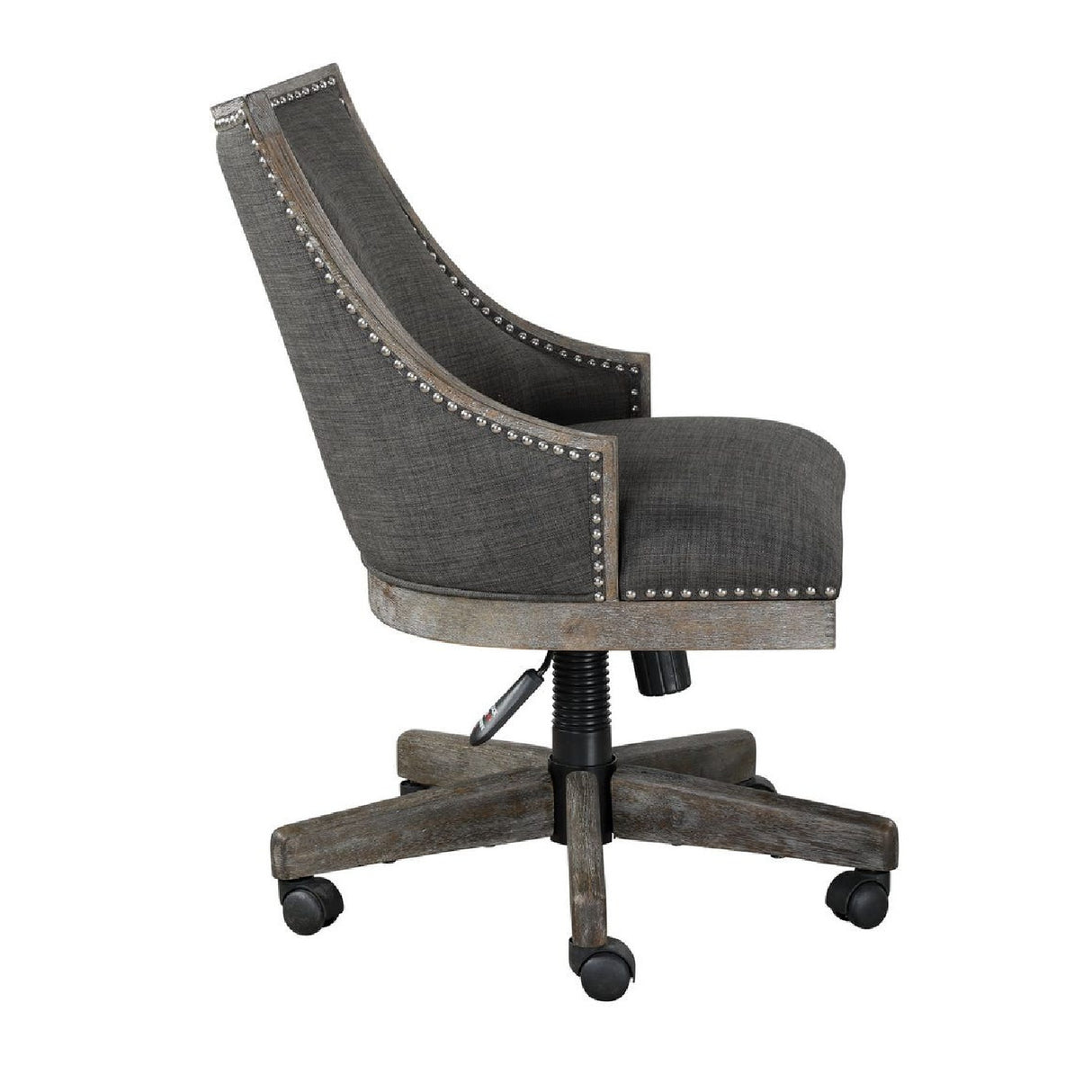   Gray Linen Desk Chair | Oroa.com