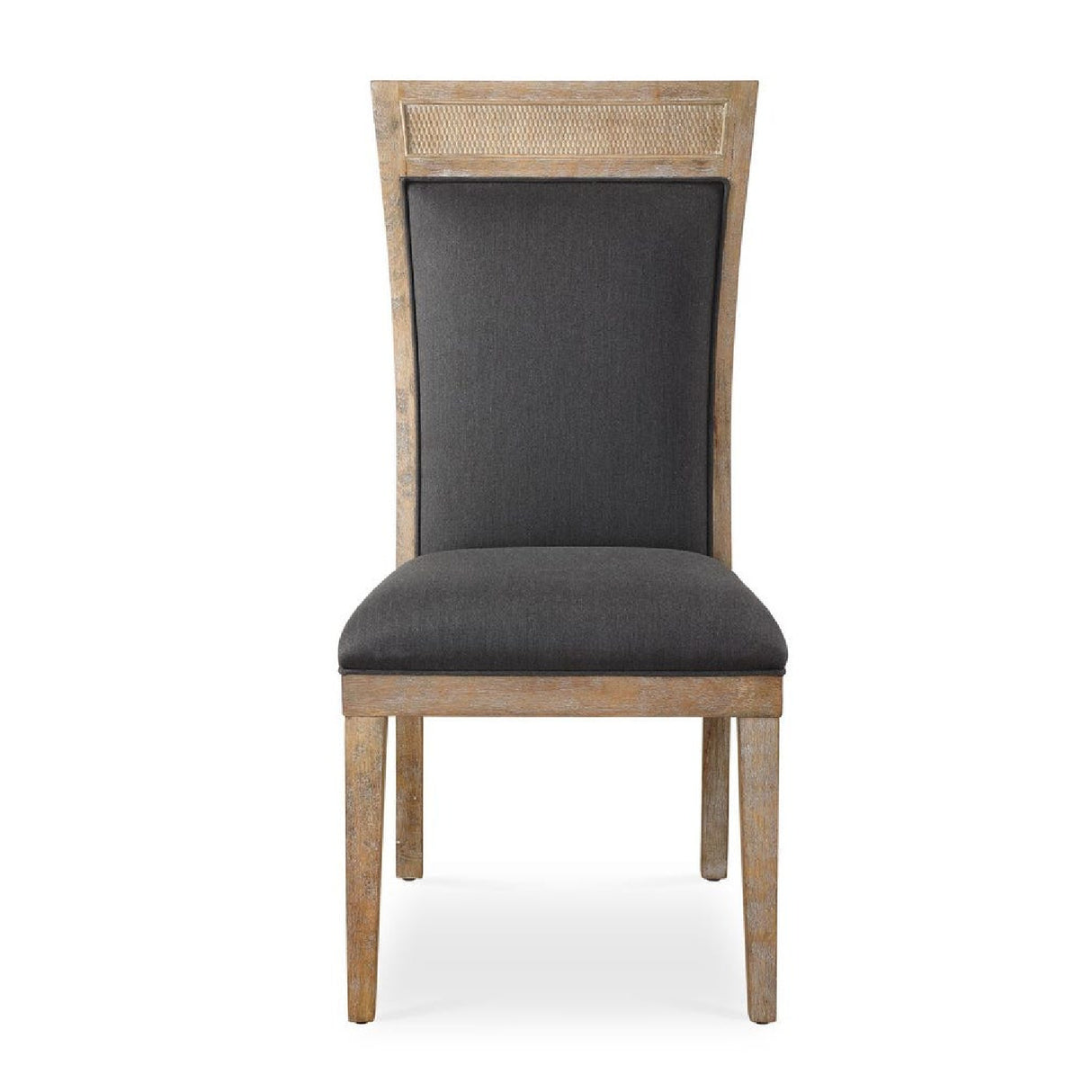   Rustic Gray Fabric Dining Chair | Oroa.com
