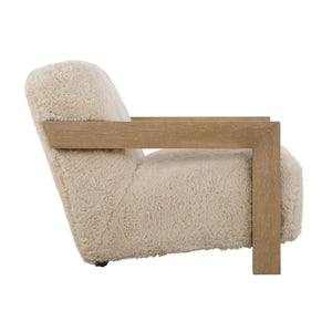   Cream Sheepskin Accent Chair | Oroa.com
