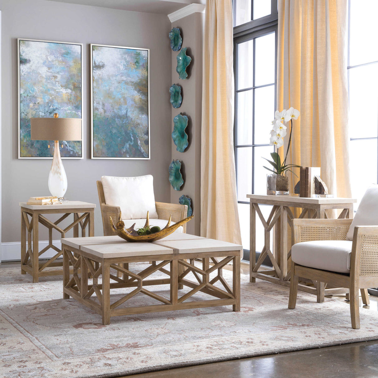   Caneword Padded Lounge Chair | Oroa.com
