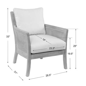   Caneword Padded Lounge Chair | Oroa.com