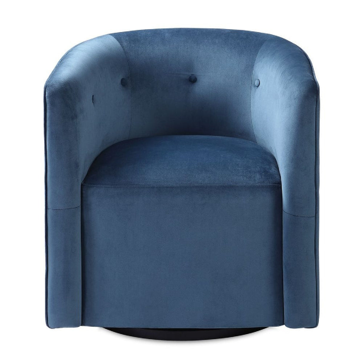   Blue Velvet Swivel Chair | Oroa.com