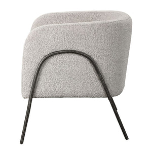   Barrel-Back Scandinavian Accent Chair | Oroa.com