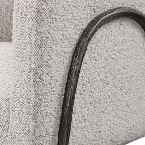   Barrel-Back Scandinavian Accent Chair | Oroa.com