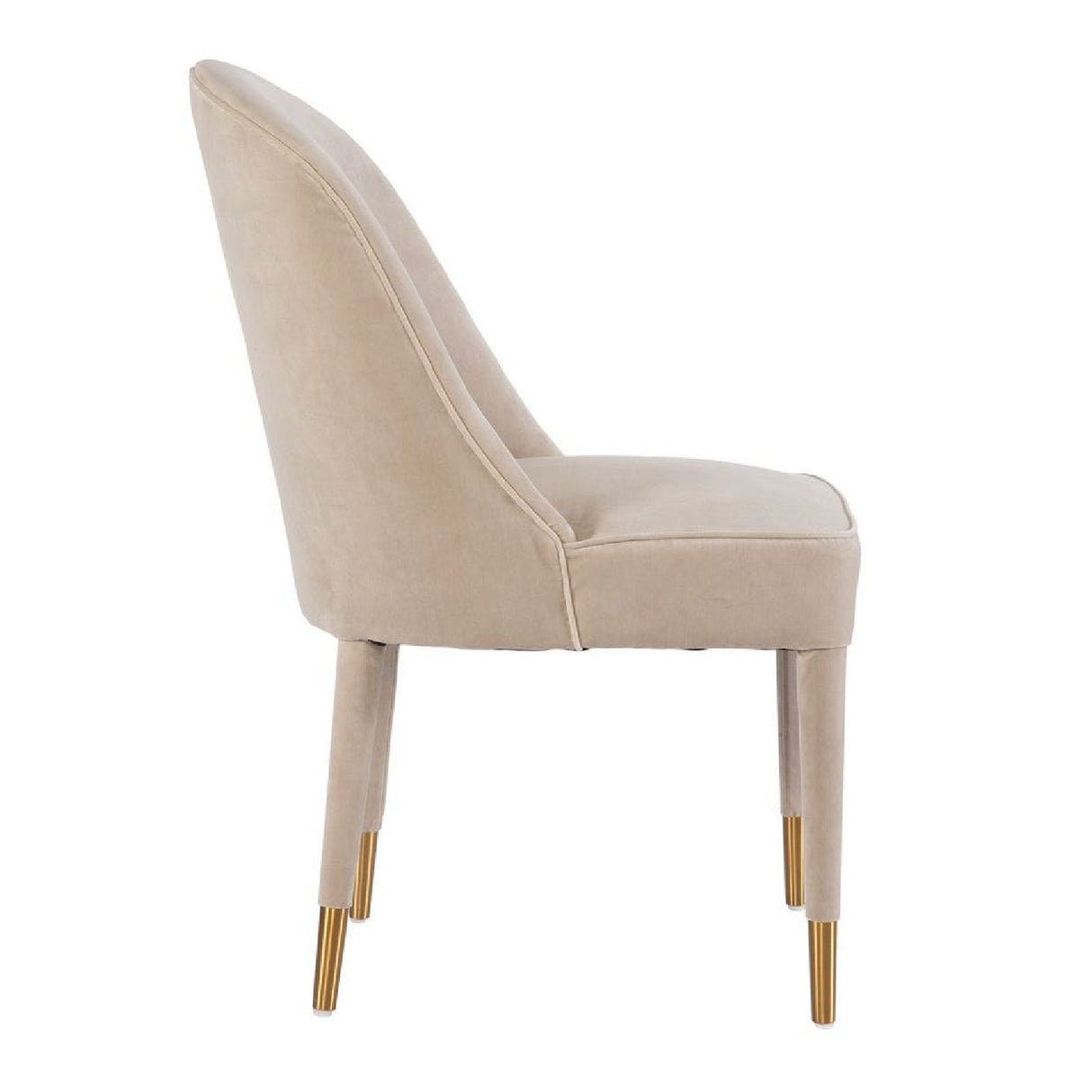   Welted Trim Modern Dining Chairs (2) | Oroa.com