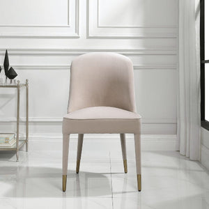   Welted Trim Modern Dining Chairs (2) | Oroa.com
