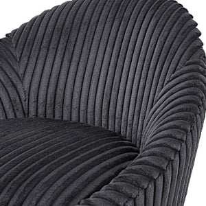   Fluted Chenille Swivel Chair | Oroa.com