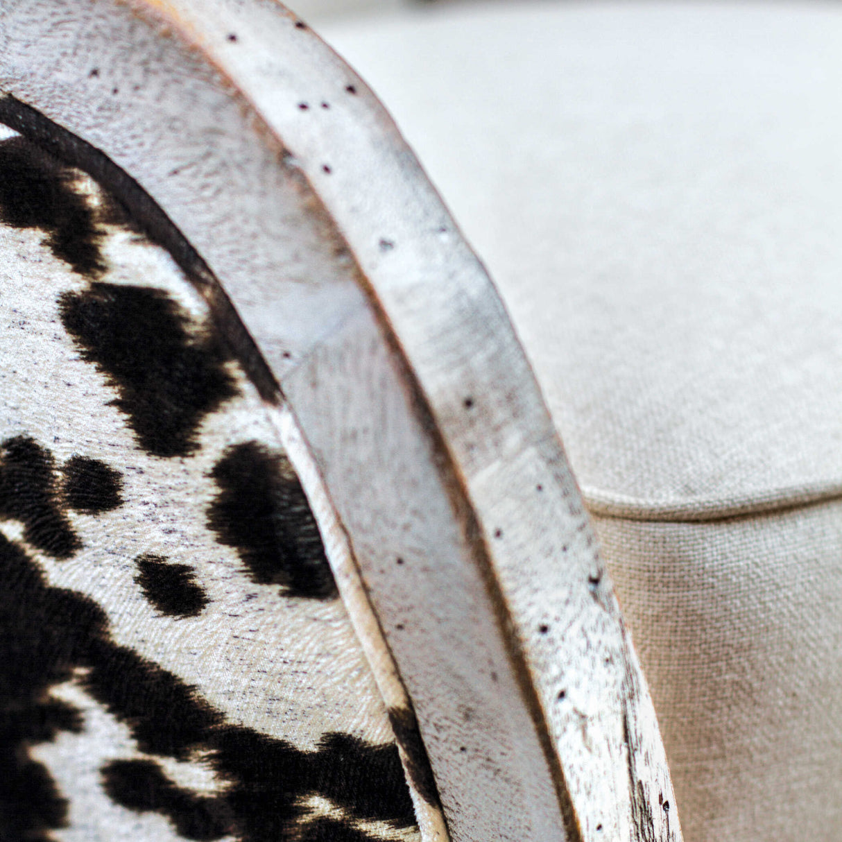   Two-Toned Velvet Back Lounge Chair | Oroa.com