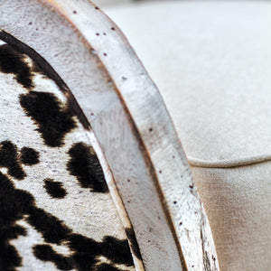   Two-Toned Velvet Back Lounge Chair | Oroa.com