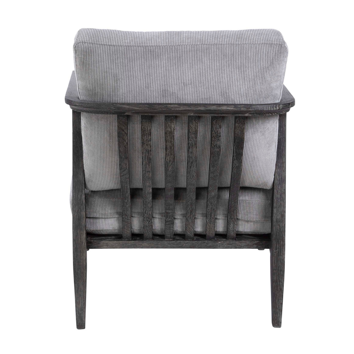   Gray Oak Cushioned Lounge Chair | Oroa.com