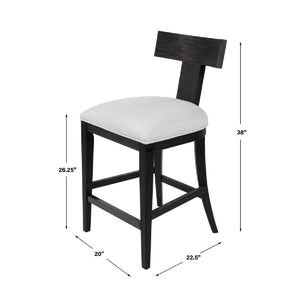   Wooden Klismos Counter Stool | Oroa.com