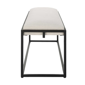   White Waffle Seat Bench | Oroa.com