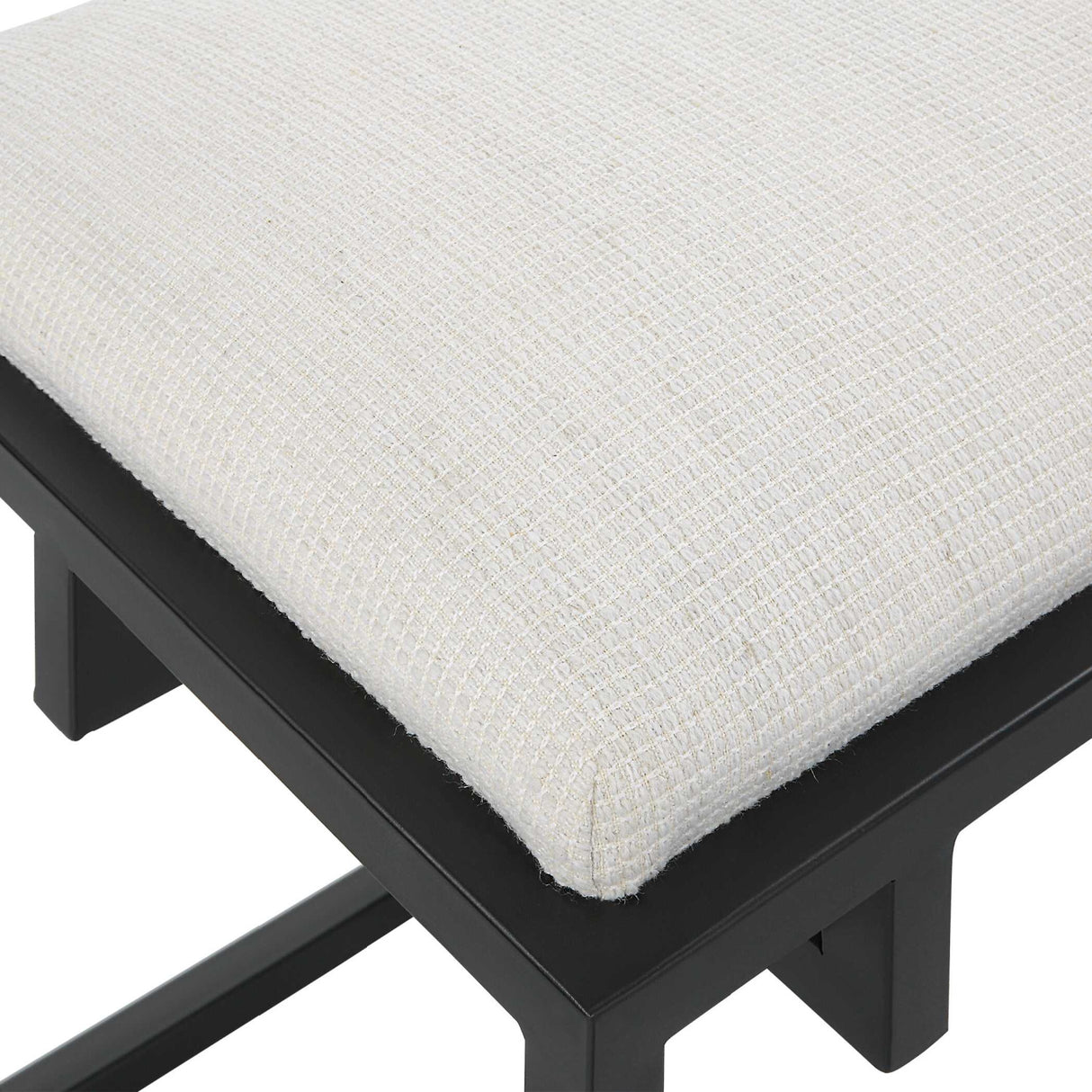   White Waffle Seat Bench | Oroa.com