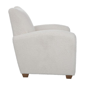   Shearling-Inspired Accent Chair | Oroa.com