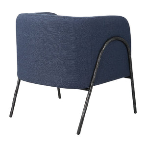   Barrel-Back Scandinavian Accent Chair | Oroa.com