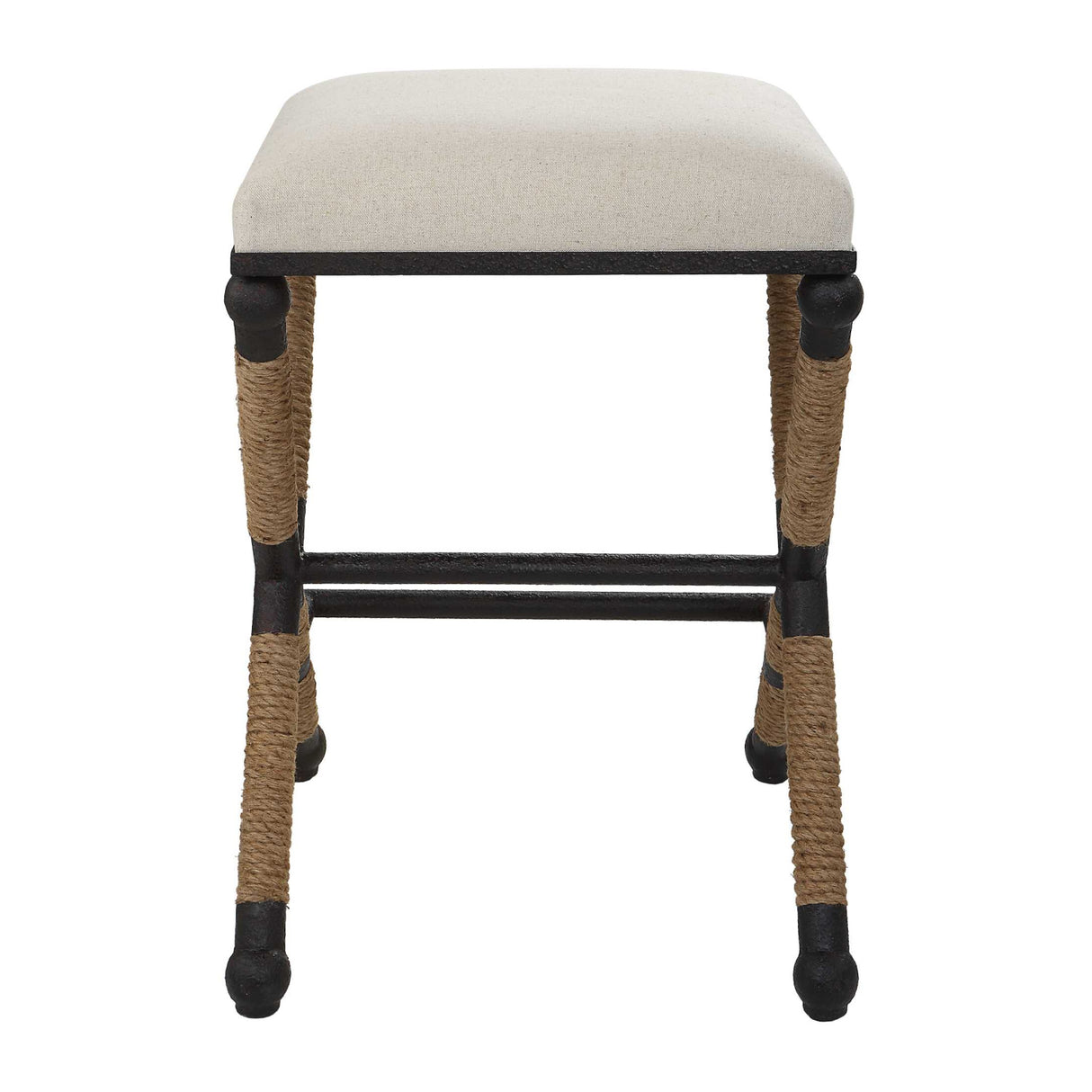   Cream Cotton Counter Stool | Oroa.com