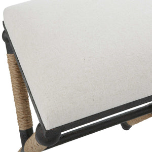   Cream Cotton Counter Stool | Oroa.com