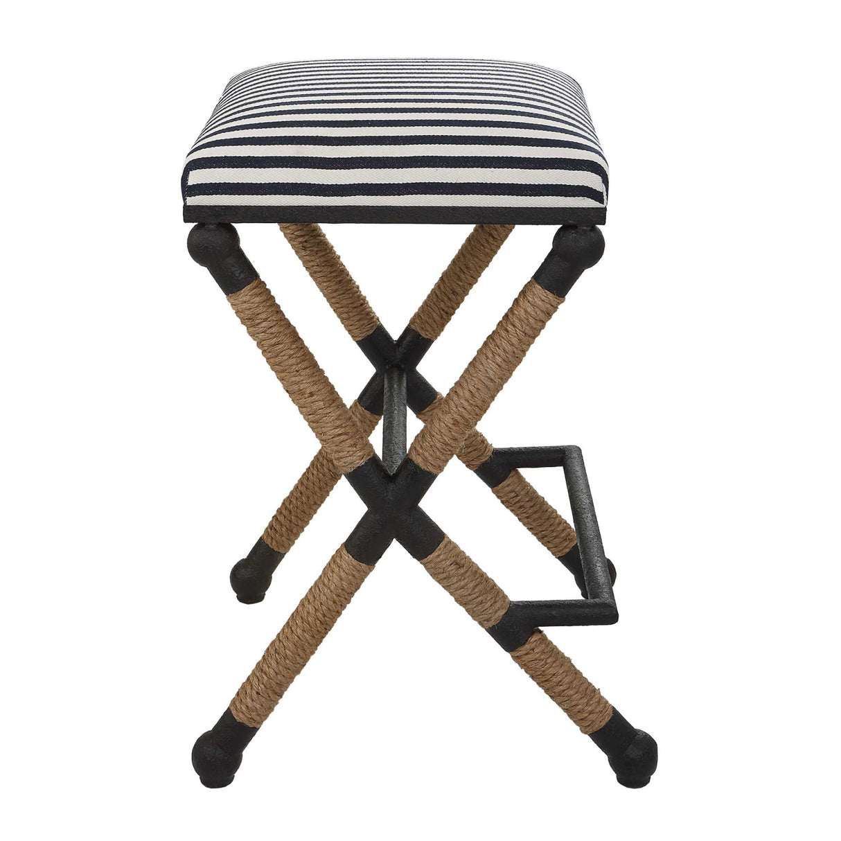   Sailor Striped Counter Stool | Oroa.com