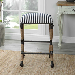   Sailor Striped Counter Stool | Oroa.com
