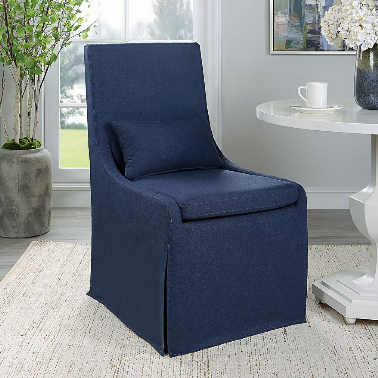   Slipcovered Accent Chair | Oroa.com