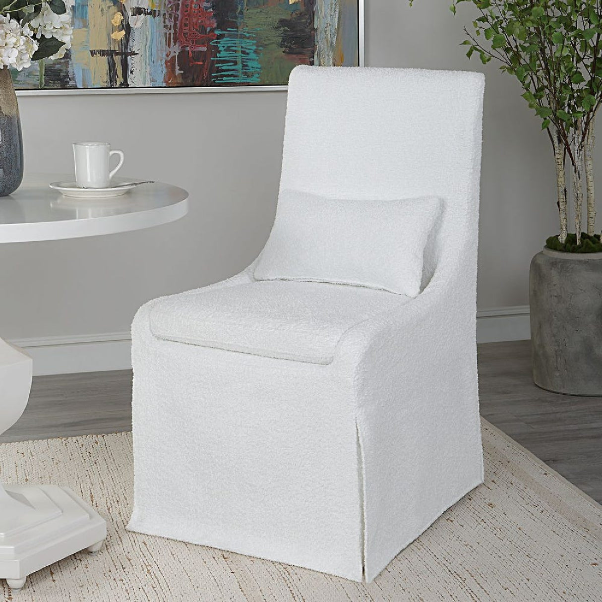   Slipcovered Accent Chair | Oroa.com