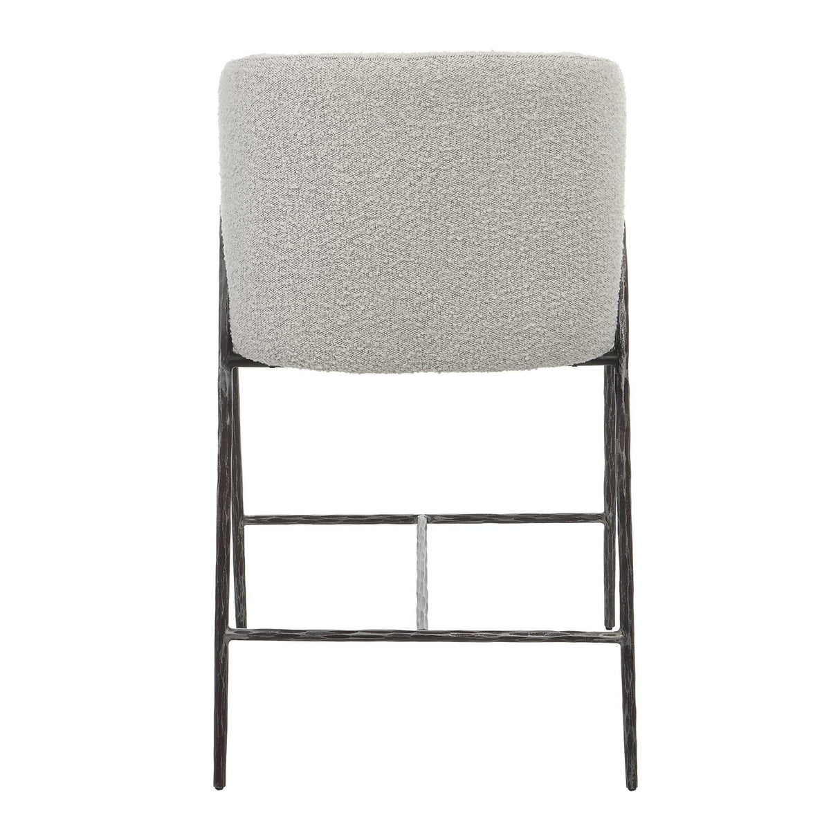   Barrel-Back Boucle Counter Stool | Oroa.com