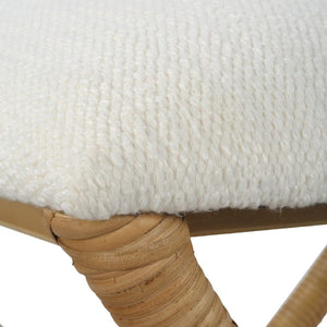   Rattan Wrapped Cross-Base Bench S | Oroa.com