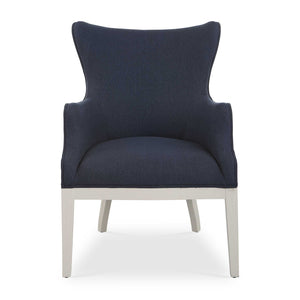   Woven Blue Fabric Accent Chair | Oroa.com
