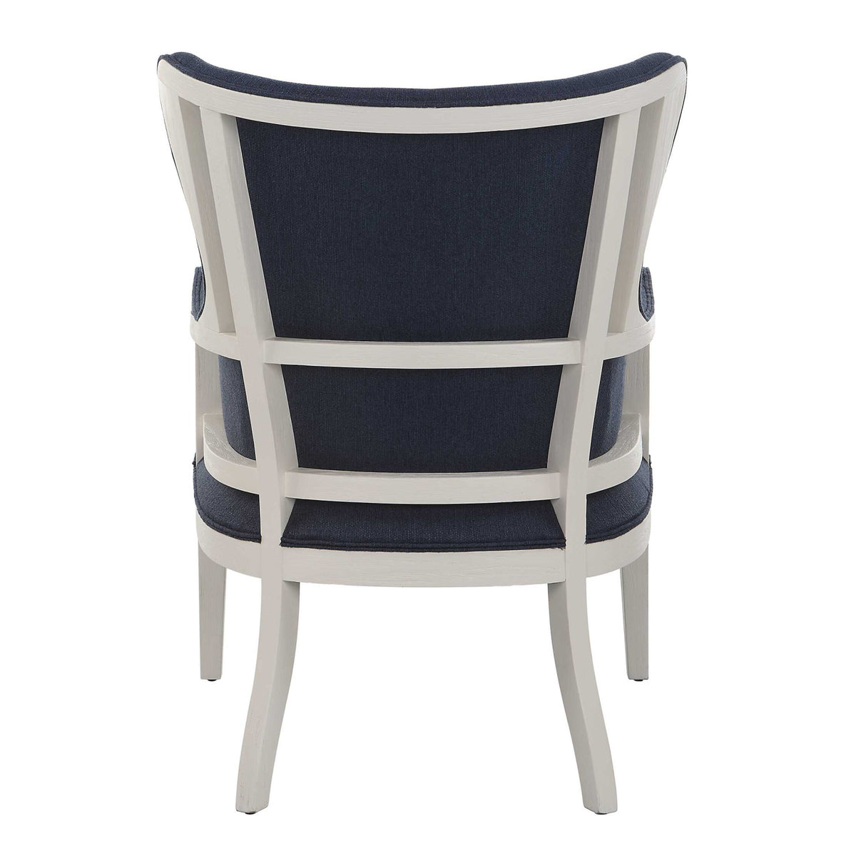   Woven Blue Fabric Accent Chair | Oroa.com