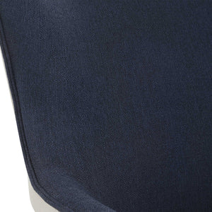   Woven Blue Fabric Accent Chair | Oroa.com