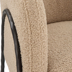   Barrel-Back Scandinavian Accent Chair | Oroa.com
