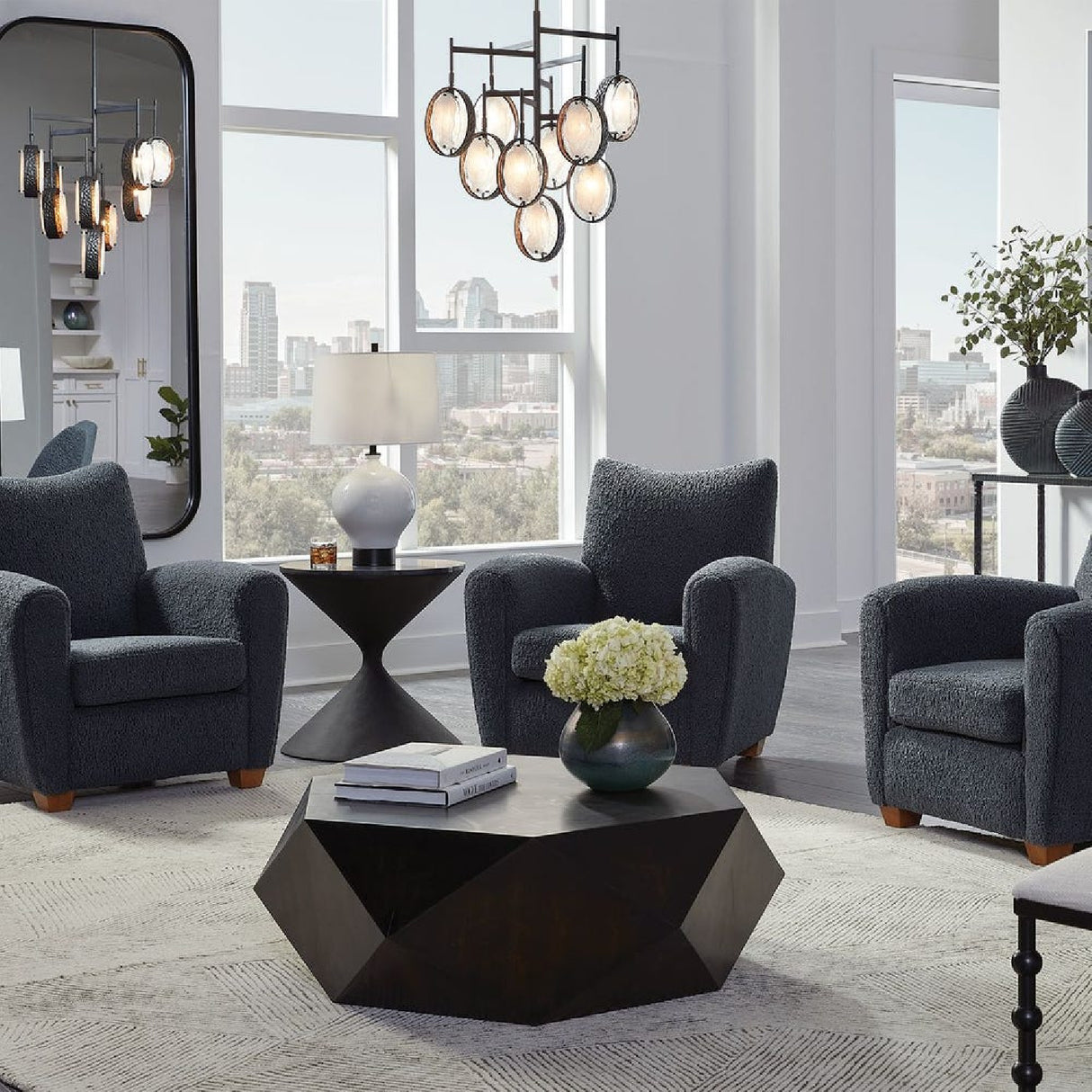   Shearling-Inspired Accent Chair | Oroa.com