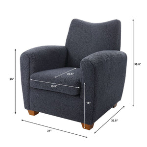   Shearling-Inspired Accent Chair | Oroa.com