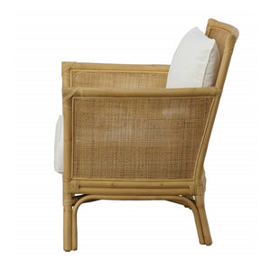   Cushioned Rattan Accent Chair | Oroa.com