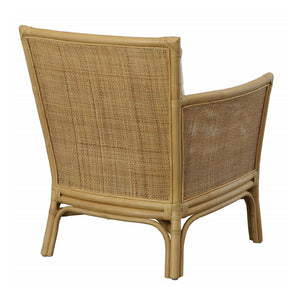   Cushioned Rattan Accent Chair | Oroa.com
