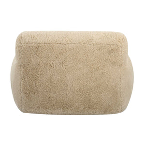   Cream Long-Haired Sheepskin Accent Chair | Oroa.com