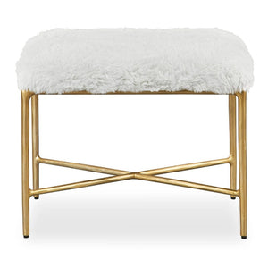   Cream Sheepskin Bench S | Oroa.com