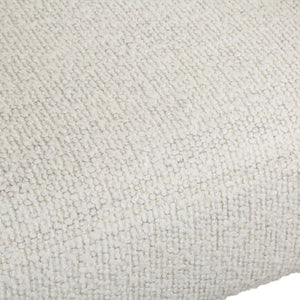   White Boucle Barrel Accent Chair | Oroa.com