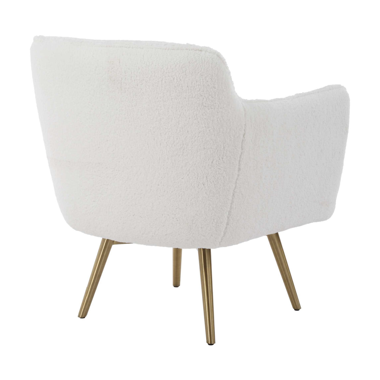   White Sheepskin Swivel Chair | Oroa.com
