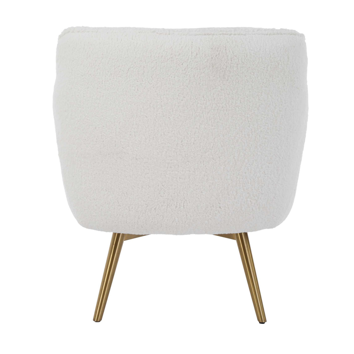   White Sheepskin Swivel Chair | Oroa.com