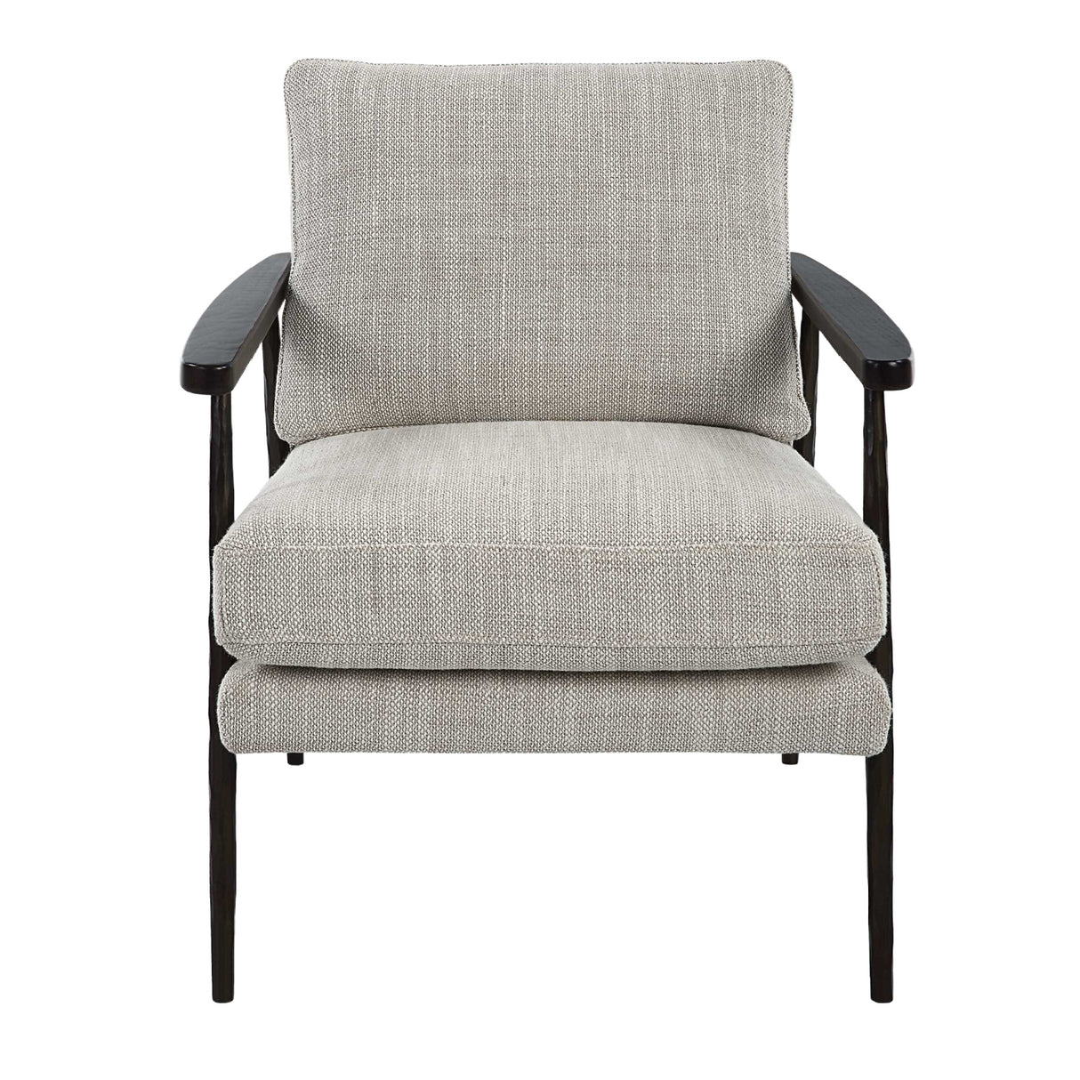   Neutral-Toned Fabric Accent Chair | Oroa.com