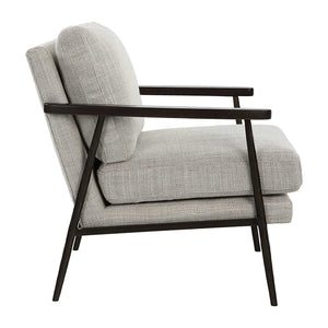   Neutral-Toned Fabric Accent Chair | Oroa.com