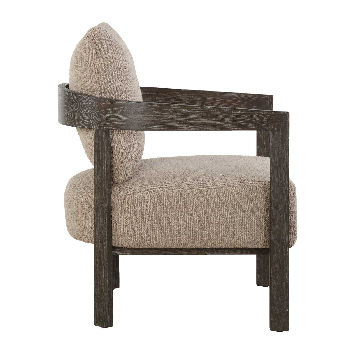   Beige Boucle Accent Chair | Oroa.com