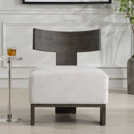   Solid Bent Wood Accent Chair | Oroa.com