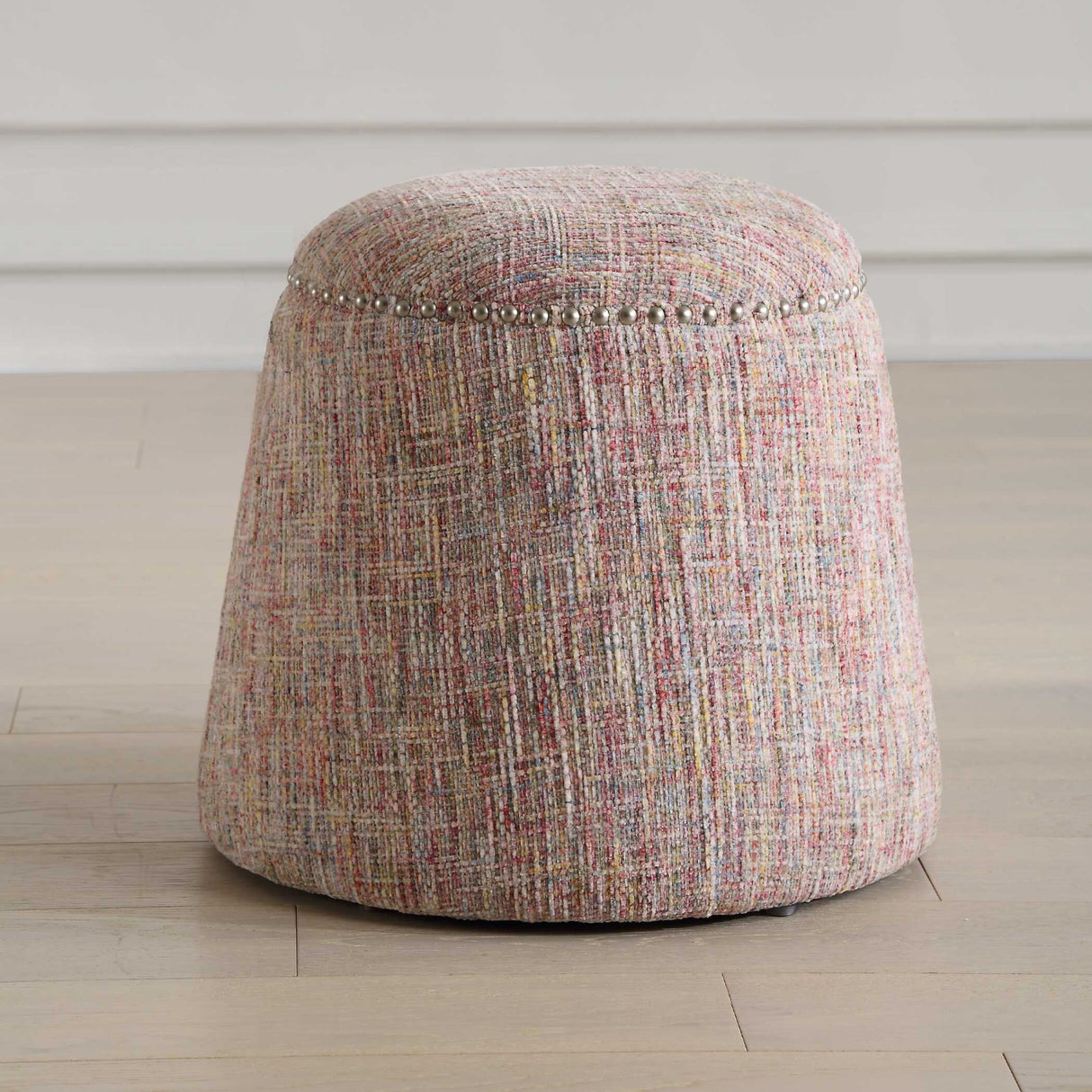   Confetti Chenille Ottoman | Oroa.com