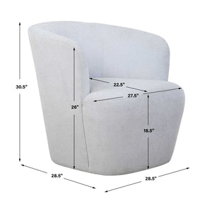   Barrel Style Swivel Chair | Oroa.com