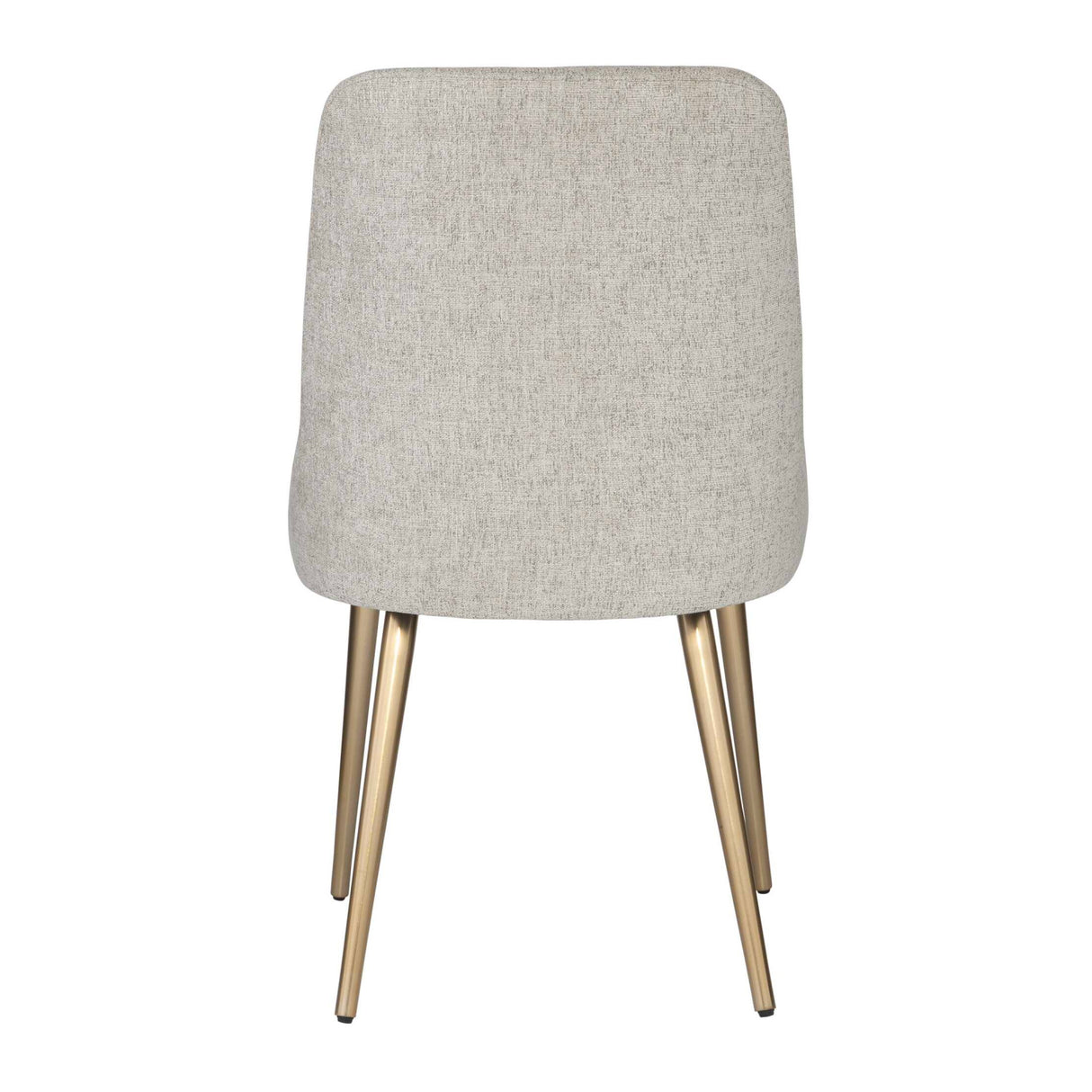   Taupe Fabric Sloped Dining Chair | Oroa.com