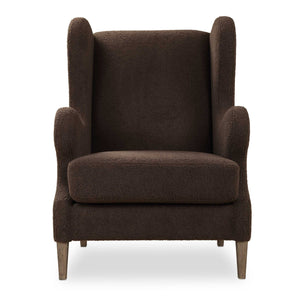   Brown Shearling Accent Chair | Oroa.com