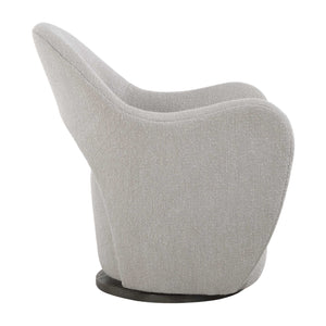   Beige Cutout-Back Swivel Chair | Oroa.com