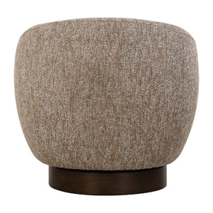   Brown Barrel Swivel Chair | Oroa.com